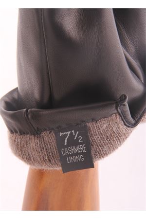 Guanti in pelle neri con strass Capri Gloves | CA2501B LACK